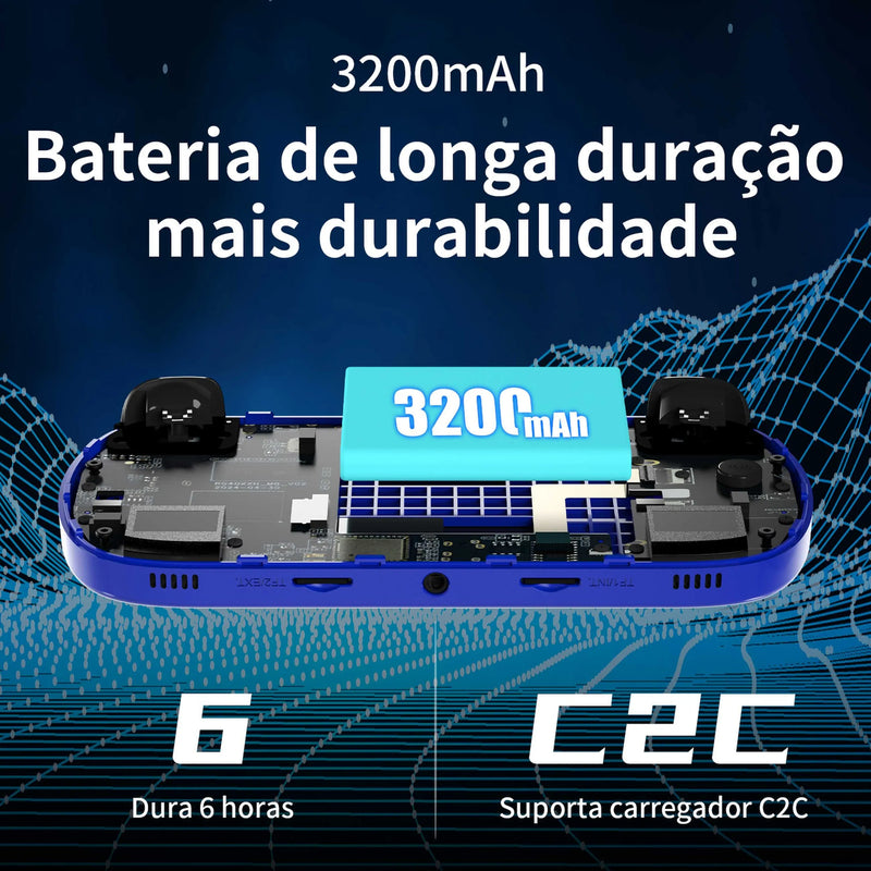 ANBERNIC RG40XX H Console De Jogo Portátil 4.0 Polegadas Suporte De Joystick De Tela IPS 5g WiFi Bluetooth RGB Iluminação Retro Vídeo Game